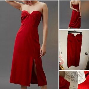 Mare mare anthropologie dress medium red